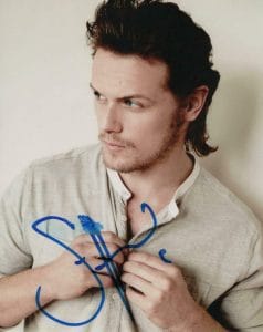 SAM HEUGHAN SIGNED AUTOGRAPH 8X10 PHOTO – SEXY JAMIE FRASER, OUTLANDER STUD SS
 COLLECTIBLE MEMORABILIA