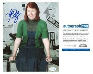 KATE FLANNERY “THE OFFICE” AUTOGRAPH SIGNED ‘MEREDITH PALMER’ 8×10 PHOTO E ACOA
 COLLECTIBLE MEMORABILIA