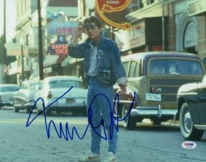 MICHAEL J FOX SIGNED AUTOGRAPH 11×14 PHOTO – MARTY MCFLY BACK TO THE FUTURE
 COLLECTIBLE MEMORABILIA