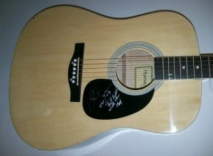 VAN ZANDT SIGNED AUTOGRAPH ACOUSTIC GUITAR LYRICS GET RIGHT WITH THE MAN SKYNYRD
 COLLECTIBLE MEMORABILIA