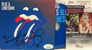 CHARLIE WATTS SIGNED “BLUE & LONESOME” THE ROLLING STONES CD INSERT JSA
 COLLECTIBLE MEMORABILIA