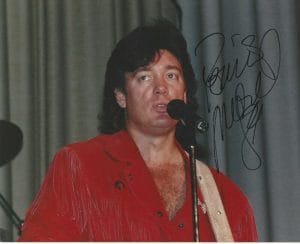 RONNIE MCDOWELL SIGNED AUTOGRAPH CANDID 8×10 PHOTO
 COLLECTIBLE MEMORABILIA