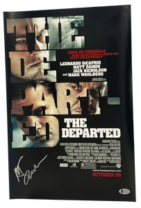 MARTIN SCORSESE SIGNED 12X18 PHOTO THE DEPARTED AUTHENTIC AUTOGRAPH BECKETT COLLECTIBLE MEMORABILIA