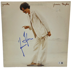 JAMES TAYLOR SIGNED GORILLA VINYL ALBUM LP AUTHENTIC AUTOGRAPH BECKETT COA COLLECTIBLE MEMORABILIA