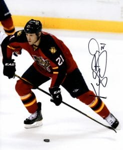 FLORIDA PANTHERS KRYS BARCH SIGNED 8×10 PHOTO COA COLLECTIBLE MEMORABILIA