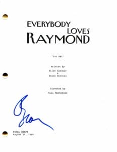 RAY ROMANO SIGNED AUTOGRAPH EVERYBODY LOVES RAYMOND FULL EPISODE SCRIPT – RARE! COLLECTIBLE MEMORABILIA