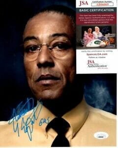 GIANCARLO ESPOSITO SIGNED AUTOGRAPHED 8×10 BREAKING BAD GUS FRING PHOTO JSA COLLECTIBLE MEMORABILIA