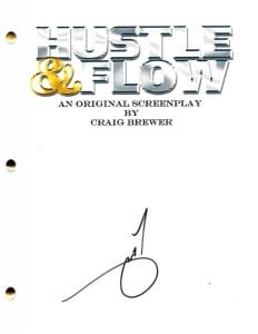 TERRENCE HOWARD SIGNED HUSTLE AND FLOW FULL SCRIPT AUTHENTIC AUTOGRAPH HOLOGRAM COLLECTIBLE MEMORABILIA