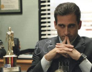 STEVE CARELL SIGNED 11X14 PHOTO THE OFFICE AUTHENTIC AUTOGRAPH BECKETT COA C COLLECTIBLE MEMORABILIA
