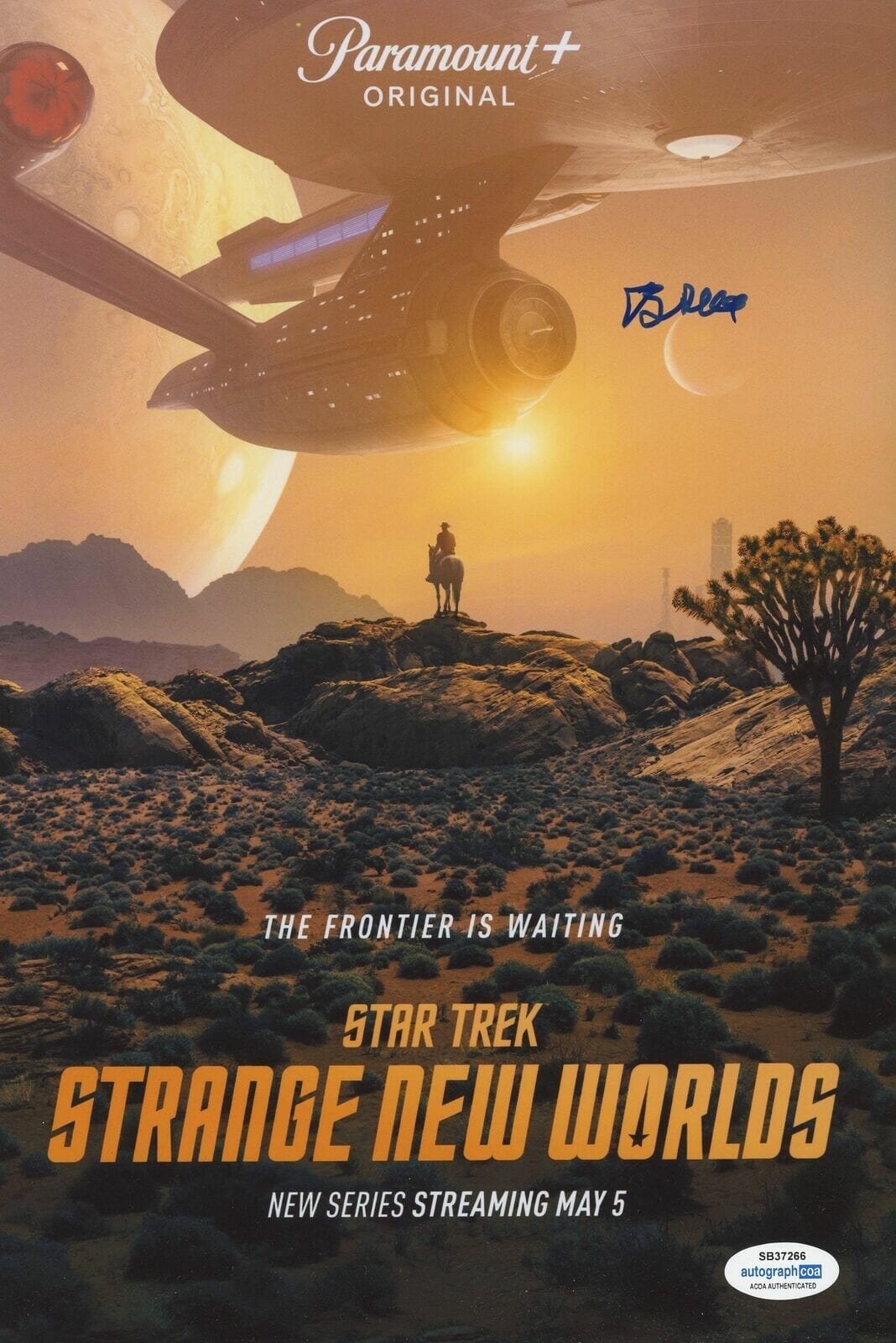 BRUCE HORAK “STAR TREK: STRANGE NEW WORLDS” AUTOGRAPH SIGNED ‘HEMMER’ 8×12 PHOTO COLLECTIBLE MEMORABILIA