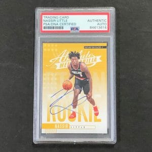 2019-20 ABSOLUTE MEMORABILIA ROOKIE #20 NASSIR LITTLE SIGNED ROOKIE CARD AUTO PS COLLECTIBLE MEMORABILIA