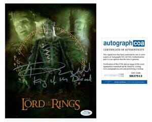 PAUL NORELL “THE LORD OF THE RINGS” SIGNED ‘KING OF THE DEAD’ 8×10 PHOTO ACOA COLLECTIBLE MEMORABILIA