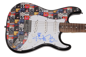 TREY ANASTASIO MIKE PAGE SIGNED AUTOGRAPH 1/1 FENDER ELECTRIC GUITAR PHISH JSA COLLECTIBLE MEMORABILIA