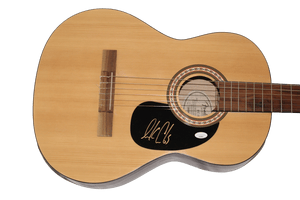 LUKE COMBS SIGNED AUTOGRAPH FULL SIZE FENDER ACOUSTIC GUITAR – COUNTRY STAR JSA COLLECTIBLE MEMORABILIA