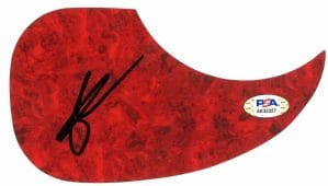 CHASE RICE SIGNED ACOUSTIC PICKGUARD PSA DNA AK32327 COLLECTIBLE MEMORABILIA