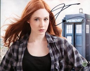 KAREN GILLAN DOCTOR WHO AUTHENTIC SIGNED 8×10 PHOTO AUTOGRAPHED WIZARD WORLD 7 COLLECTIBLE MEMORABILIA