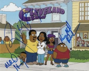 MIKE HENRY +2 CAST SIGNED AUTOGRAPH 8X10 PHOTO – THE CLEVELAND SHOW, RARE! COLLECTIBLE MEMORABILIA