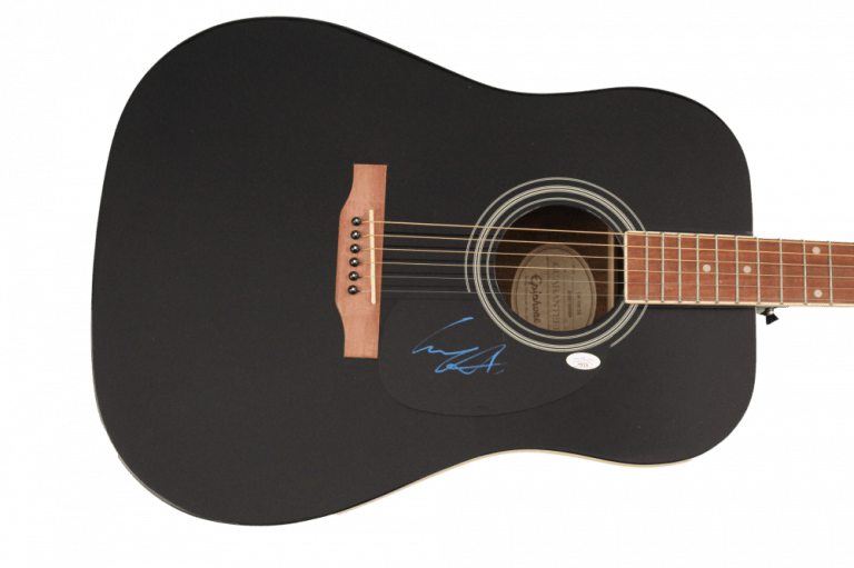 GARY ALLAN SIGNED AUTOGRAPH GIBSON EPIPHONE ACOUSTIC GUITAR – COUNTRY MUSIC JSA COLLECTIBLE MEMORABILIA