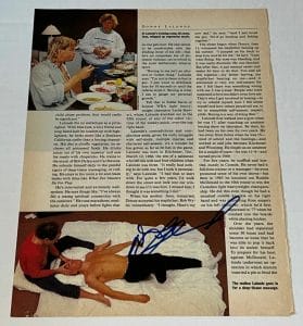 DONNY LALONDE GOLDEN BOY SIGNED BOXING MAGAZINE PAGE AUTOGRAPHED COLLECTIBLE MEMORABILIA