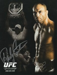 RANDY COUTURE HAND SIGNED 8×11 COLOR PHOTO+COA UFC LEGEND AWESOME POSE COLLECTIBLE MEMORABILIA
