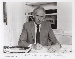GEORGE MARTIN HAND SIGNED 8×10 PHOTO AWESOME+RARE THE BEATLES JSA COLLECTIBLE MEMORABILIA