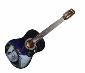 JAMES TAYLOR AUTOGRAPHED SIGNED AIRBRUSHED PAINTING GUITAR UACC AFTAL RACC PSA COLLECTIBLE MEMORABILIA