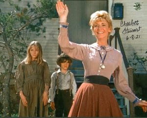CHARLOTTE STEWART LITTLE HOUSE ON THE PRAIRIE SIGNED 8×10 PHOTO WIZARD WORLD 2 COLLECTIBLE MEMORABILIA