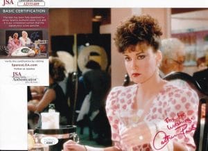 CATHERINE PARKS SIGNED (FRIDAY THE 13TH) AUTOGRAPHED 8X10 PHOTO JSA AD35409 COLLECTIBLE MEMORABILIA