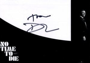 DANIEL CRAIG SIGNED 5×7 NO TIME TO DIE JAMES BOND 007 PHOTO W/ HOLOGRAM COA COLLECTIBLE MEMORABILIA