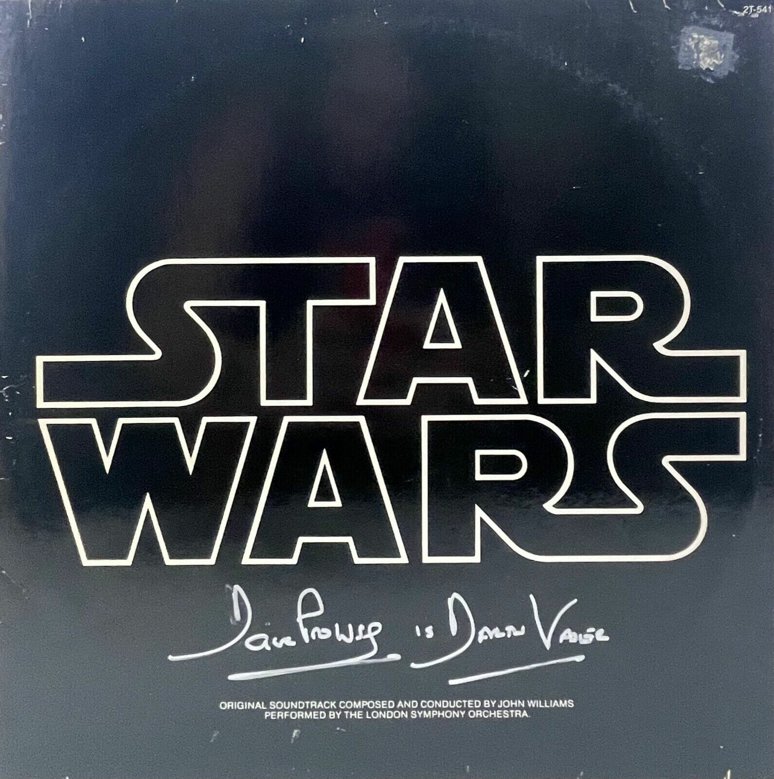 DAVID PROWSE SIGNED AUTOGRAPH RECORD THE ORIGINAL STAR WARS SOUNDTRACK JSA COLLECTIBLE MEMORABILIA