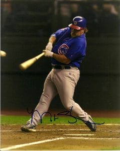 MARK GUTHRIE CHICAGO CUBS AUTOGRAPHED SIGNED 8X10 PHOTO W/COA COLLECTIBLE MEMORABILIA