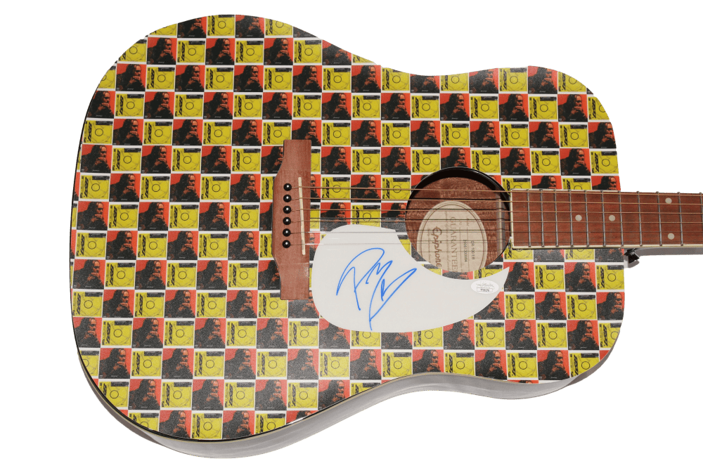 POST MALONE SIGNED AUTOGRAPH CUSTOM GIBSON EPIPHONE ACOUSTIC GUITAR JSA COA COLLECTIBLE MEMORABILIA