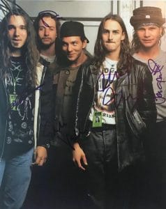 PEARL JAM VINTAGE SIGNED PHOTO EDDIE VEDDER STONE JEFF MIKE DAVE W PROOF COA COLLECTIBLE MEMORABILIA
