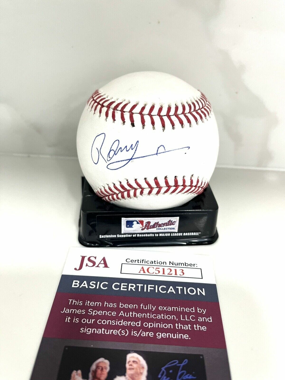 RONNY MAURICIO SIGNED MLB BASEBALL NEW YORK METS TOP PROSPECT AUTO JSA CERT #1 COLLECTIBLE MEMORABILIA