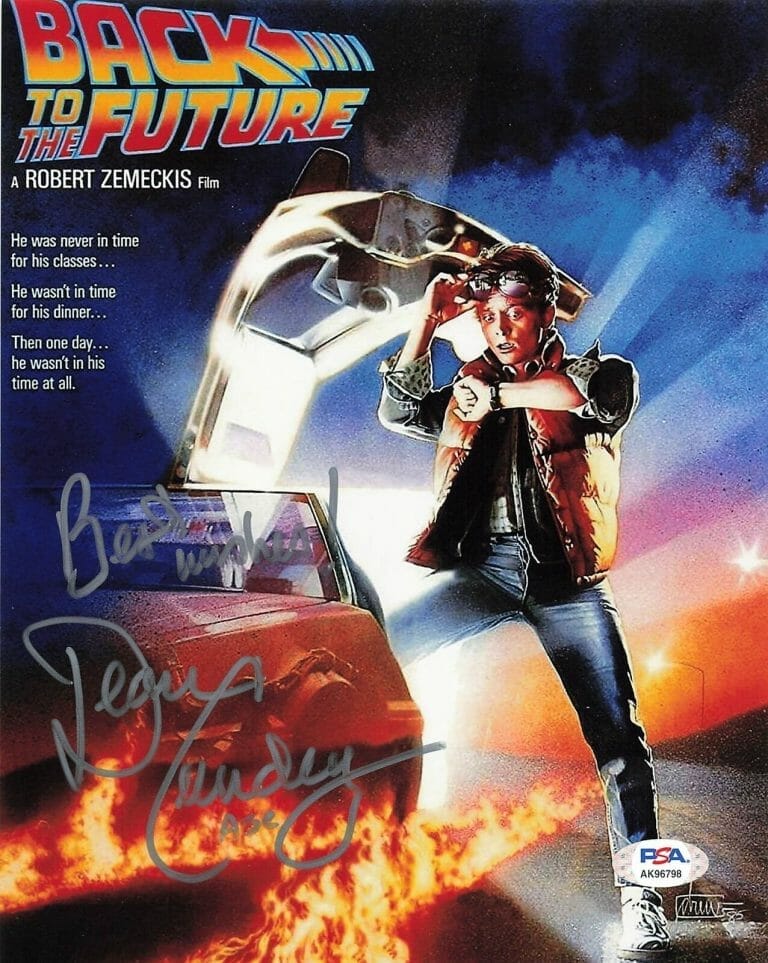 DEAN CUNDEY SIGNED 8×10 PHOTO PSA/DNA AUTOGRAPHED BACK TO THE FUTURE COLLECTIBLE MEMORABILIA