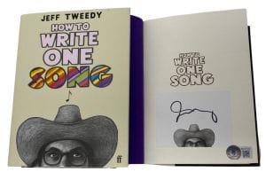 JEFF TWEEDY WILCO SIGNED AUTOGRAPH HOW TO WRITE ONE SONG BOOK 1ST ED BECKETT COA COLLECTIBLE MEMORABILIA