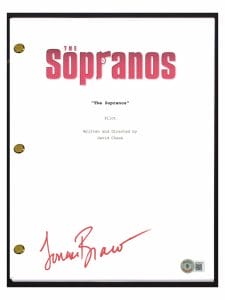 LORRAINE BRACCO SIGNED AUTOGRAPH THE SOPRANOS PILOT EPISODE SCRIPT BECKETT COA COLLECTIBLE MEMORABILIA
