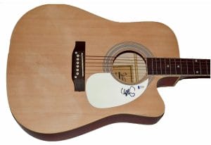 CHRIS MARTIN COLDPLAY SIGNED AUTOGRAPHED FULL SIZE ACOUSTIC GUITAR BECKETT COA COLLECTIBLE MEMORABILIA