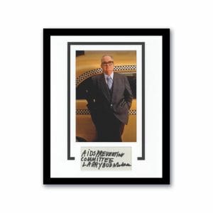 CALVERT DEFOREST “THE LATE SHOW” AUTOGRAPH SIGNED FRAMED 11×14 DISPLAY ACOA COLLECTIBLE MEMORABILIA