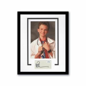 NEIL PATRICK HARRIS “DOOGIE HOWSER, M.D.” AUTOGRAPH SIGNED FRAMED 11×14 DISPLAY COLLECTIBLE MEMORABILIA
