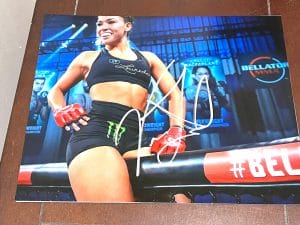 VALERIE LOUREDA HAND SIGNED AUTOGRAPHED 8X10 PHOTO UFC SEXY FIGHTER #2 COLLECTIBLE MEMORABILIA