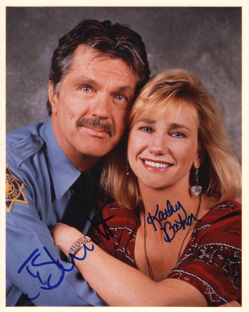 KATHY BAKER & TOM SKERRITT SIGNED AUTOGRAPH 8X10 PHOTO – PICKET FENCES STARS COLLECTIBLE MEMORABILIA