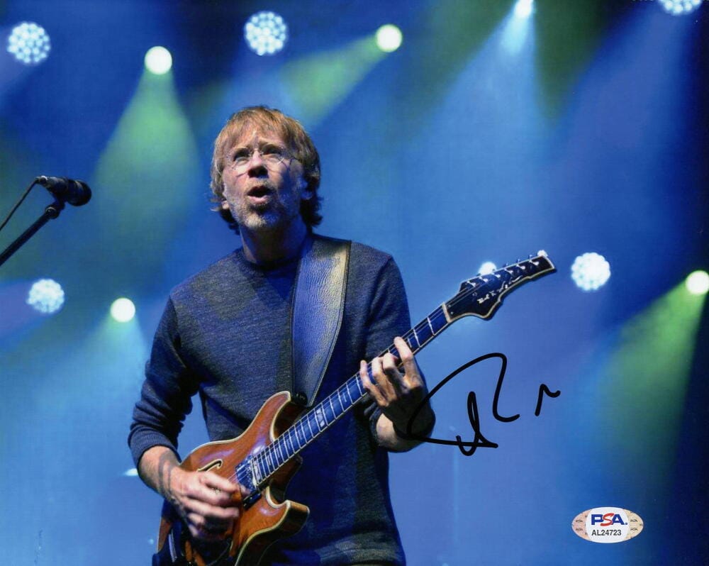 TREY ANASTASIO PHISH SIGNED AUTOGRAPH 8X10 PHOTO – JUNTA, FUEGO, RIFT PSA COA COLLECTIBLE MEMORABILIA