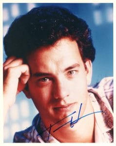 TOM HANKS SIGNED AUTOGRAPH 8X10 PHOTO – YOUNG FORREST GUMP STAR, SULLY, JSA COA COLLECTIBLE MEMORABILIA
