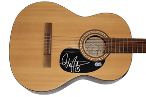 BILLY STRINGS SIGNED AUTOGRAPH FULL SIZE FENDER ACOUSTIC GUITAR – RARE! BECKETT COLLECTIBLE MEMORABILIA