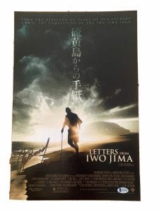 CLINT EASTWOOD LETTER IWO JIMA SIGNED AUTOGRAPH 12×18 POSTER PHOTO BAS CERTIFIED COLLECTIBLE MEMORABILIA