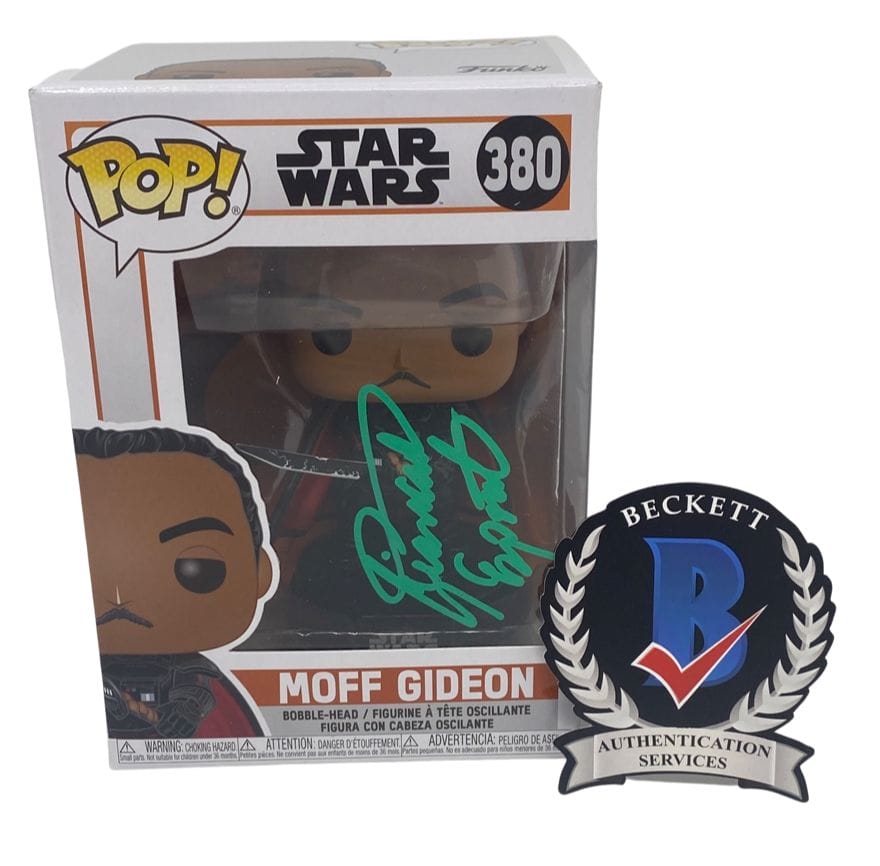 GIANCARLO ESPOSITO SIGNED STAR WARS FUNKO POP MOFF GIDEON MANDALORIAN BAS COA COLLECTIBLE MEMORABILIA