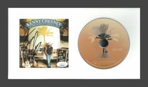 KENNY CHESNEY SIGNED AUTOGRAPH GREATEST HITS FRAMED CD DISPLAY READY TO HANG JSA COLLECTIBLE MEMORABILIA