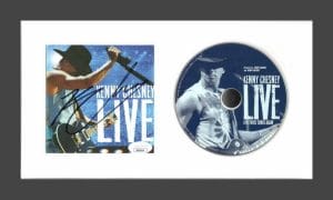 KENNY CHESNEY SIGNED AUTOGRAPH LIVE FRAMED CD DISPLAY – READY TO HANG! JSA COA COLLECTIBLE MEMORABILIA