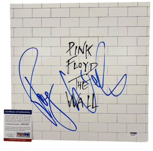 ROGER WATERS SIGNED PINK FLOYD THE WALL ALBUM VINYL AUTHENTIC AUTOGRAPH PSA DNA COLLECTIBLE MEMORABILIA